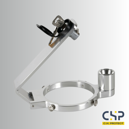 Antivol de bouchon en aluminium Ø80mm