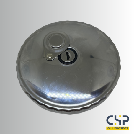 Bouchon de réservoir à clés - Acier zingué - Ø105mm - 2 clés – Image 3
