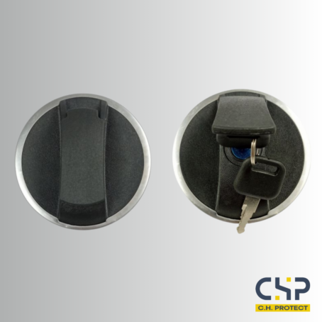Bouchon de réservoir à clés SCANIA - Ø60mm - M65x6 - Serrure + 2 clés – Image 3