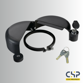 Antivol de bouchon et réservoir – Acier – Ø80mm – Serrure + 2 clés