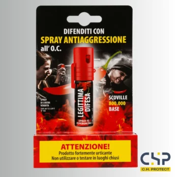 Spray anti-agression au piment – 15 ml