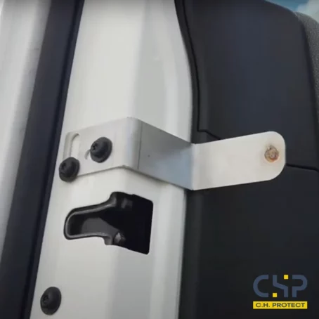 E-BLOCK® - Compatible SCANIA - Système anti-intrusion - bloqueurs de portes intérieurs pour camions - Kit 2 portes – Image 4